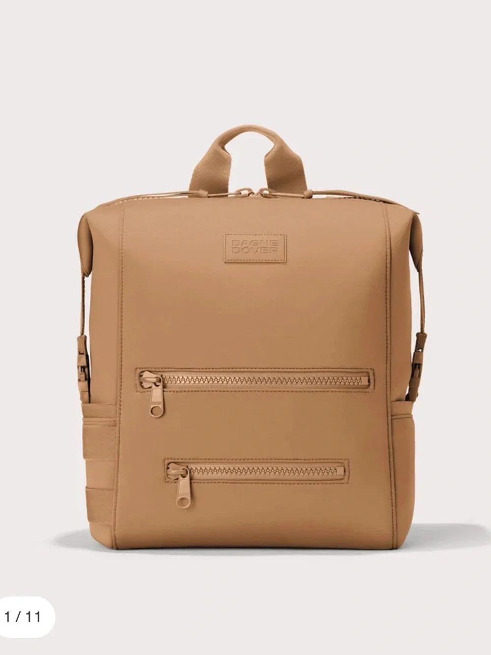DAGNE DOVER INDI NEOPRENE DIAPER BACKPACK IN CAMEL